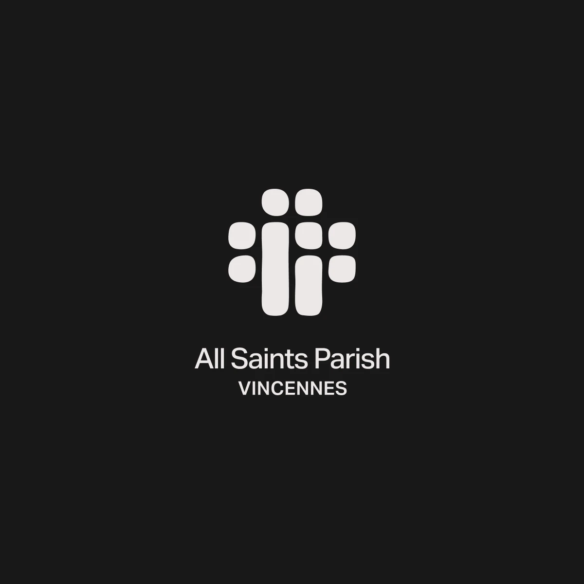 Branding, direction and website for All Saints Parish, Vincennes