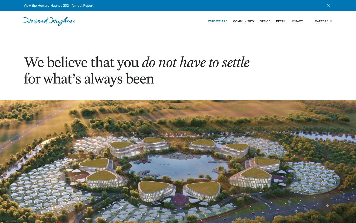 Digital direction and design for Howard Hughes