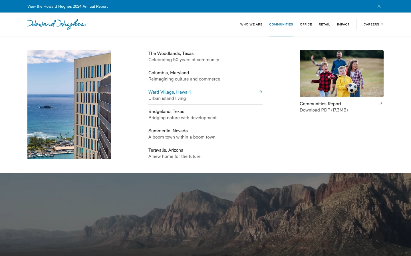 Digital direction and design for Howard Hughes